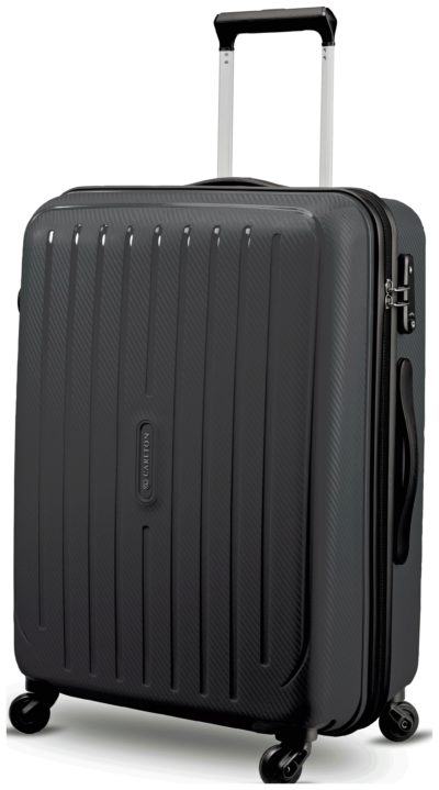 Carlton - Pheonix Large 4 Wheel Hard Suitcase - Black